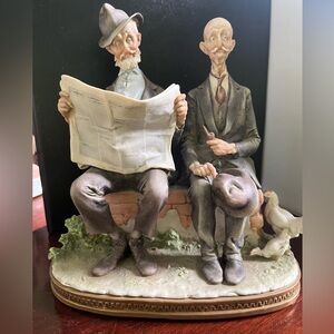 Cappe "Sunday News" Porcelain Figurine
